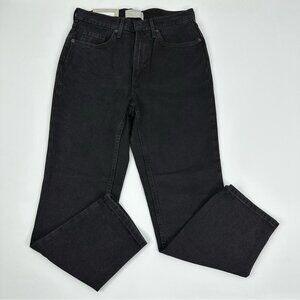 Everlane‎ Women's NWT Coal Black Original Cheeky Luxury Jeans W28-30/L26.5 Crop